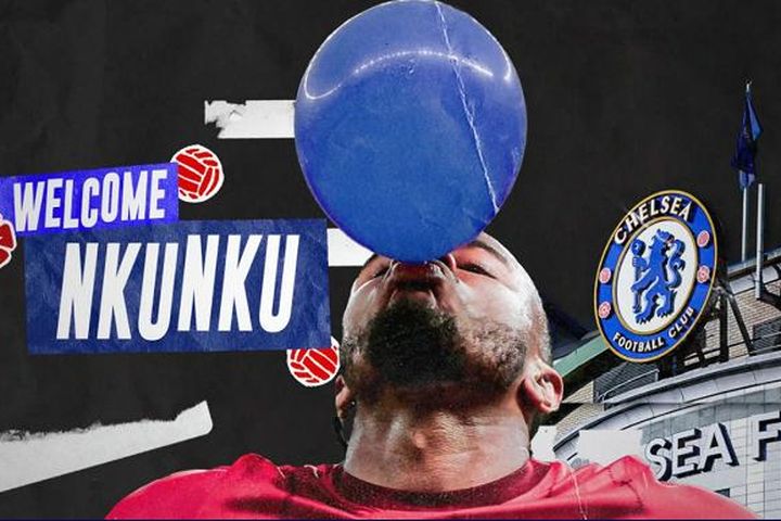 Nkunku chính thức gia nhập Chelsea