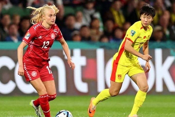 ĐT nữ Trung Quốc 0-1 ĐT nữ Đan Mạch, bảng D, World Cup 2023