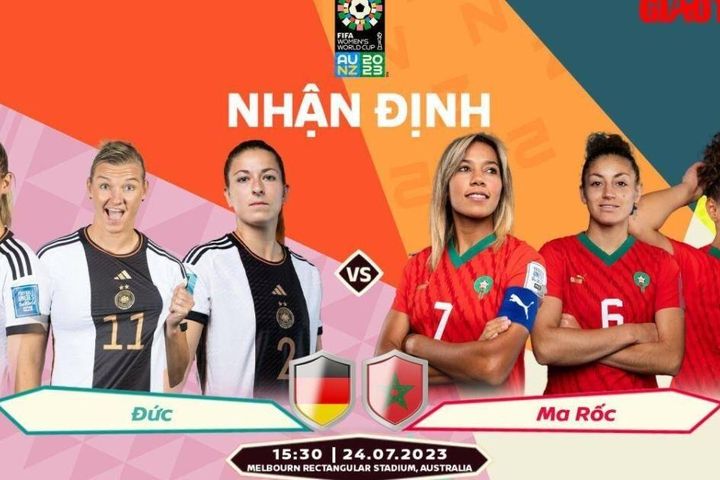 Nhận định, dự đoán kết quả Đức vs Ma Rốc, World Cup nữ 2023