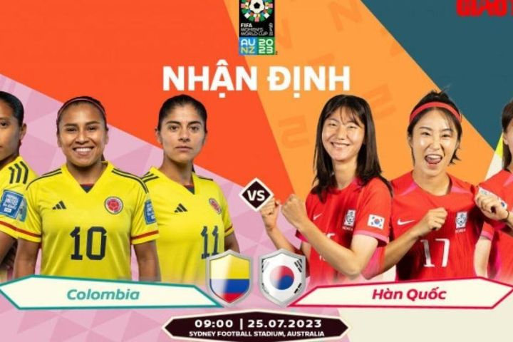 Nhận định, dự đoán kết quả Colombia vs Hàn Quốc, World Cup nữ 2023