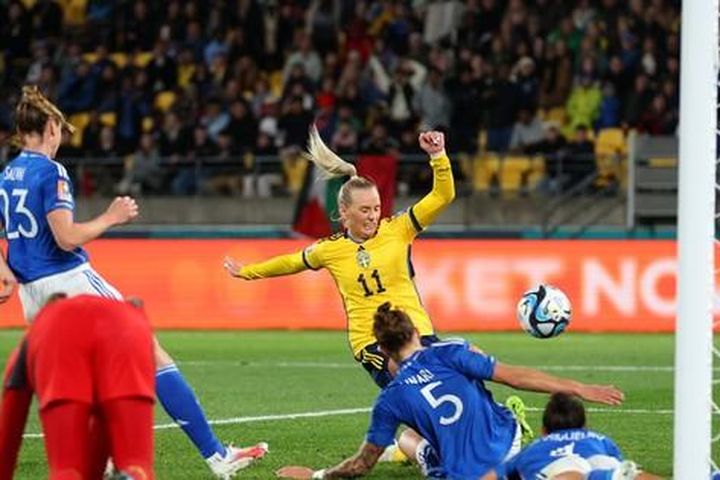 Tuyển nữ Thụy Điển thắng trận đậm nhất lịch sử trước Italia