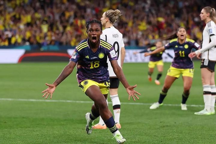 Đội tuyển nữ Đức nhận 'gáo nước lạnh' khi để thua 1-2 Colombia