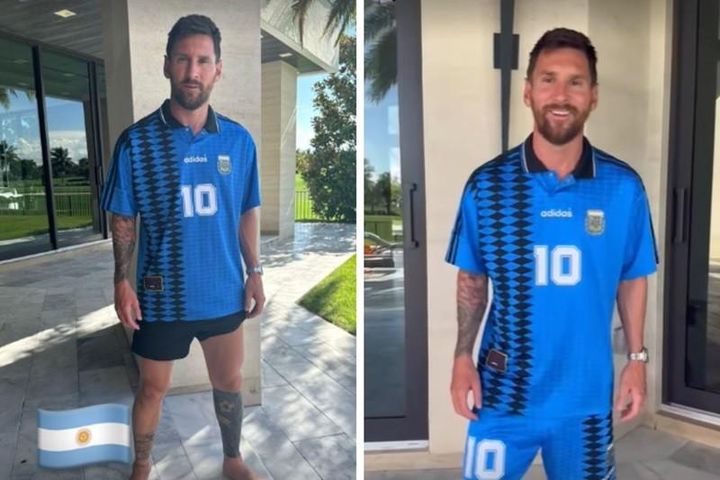 Messi bất ngờ có hành động 'lạ'