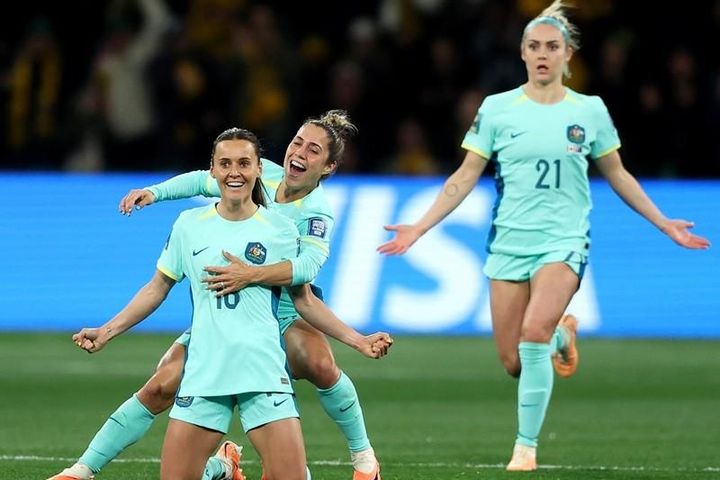 World Cup nữ 2023: Raso lập cú đúp, chủ nhà Australia loại Canada