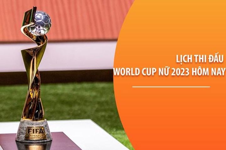 Lịch thi đấu World Cup nữ 2023 hôm nay 31/7