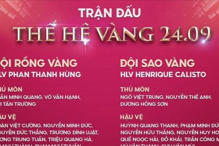 Công Vinh, Quang Hải so tài trong trận đấu giao hữu từ thiện 'Thế hệ vàng'; Cristiano Ronaldo làm nên điều chưa từng có trong lịch sử bóng đá