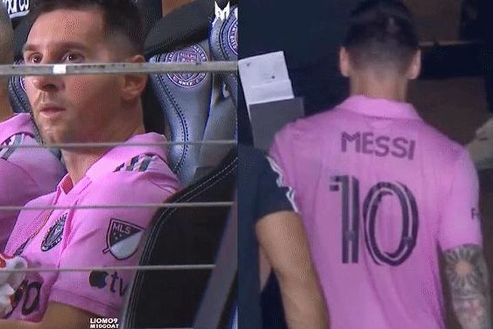 Lionel Messi lặng người tiếc nuối, buồn bã khi không thể thi đấu cùng toàn đội