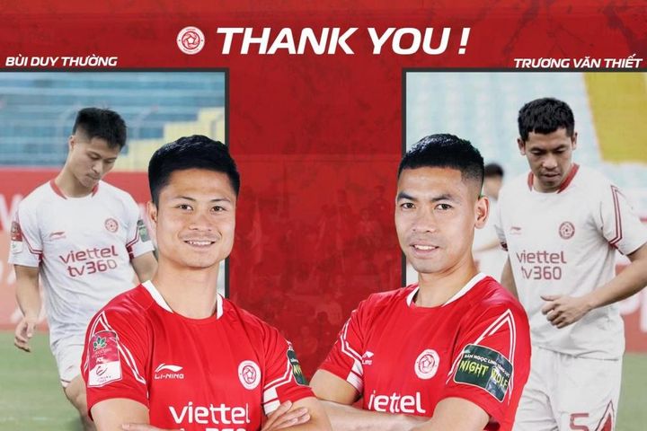 Chuyển nhượng V-League: Viettel FC chia tay 2 công thần